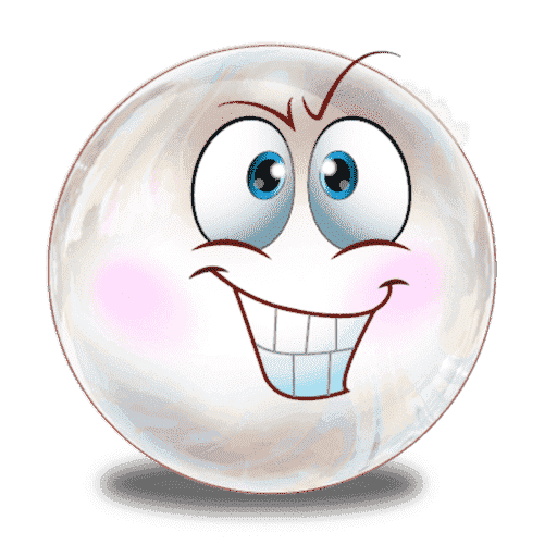 Soap Bubbles Emoji Background PNG