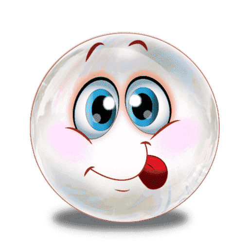 Soap Bubbles Emoji PNG Background Image