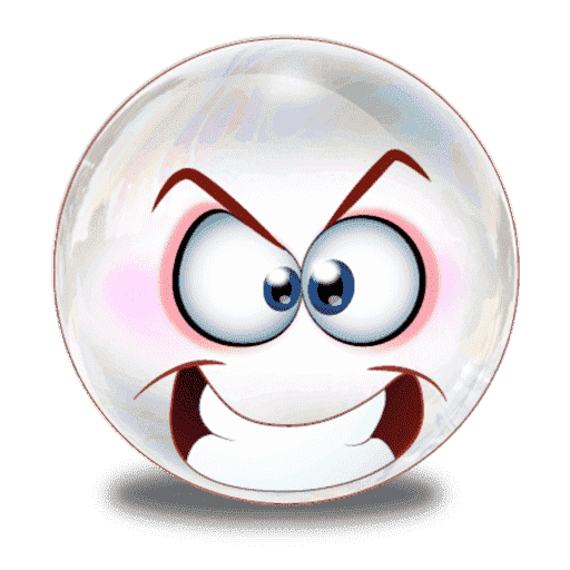 Мыльные пузыри emoji PNG прозрачная картина