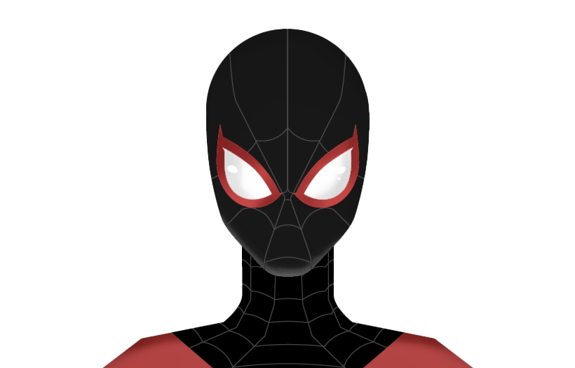 Человек-паук в паук-стиховой маске PNG Фотографии