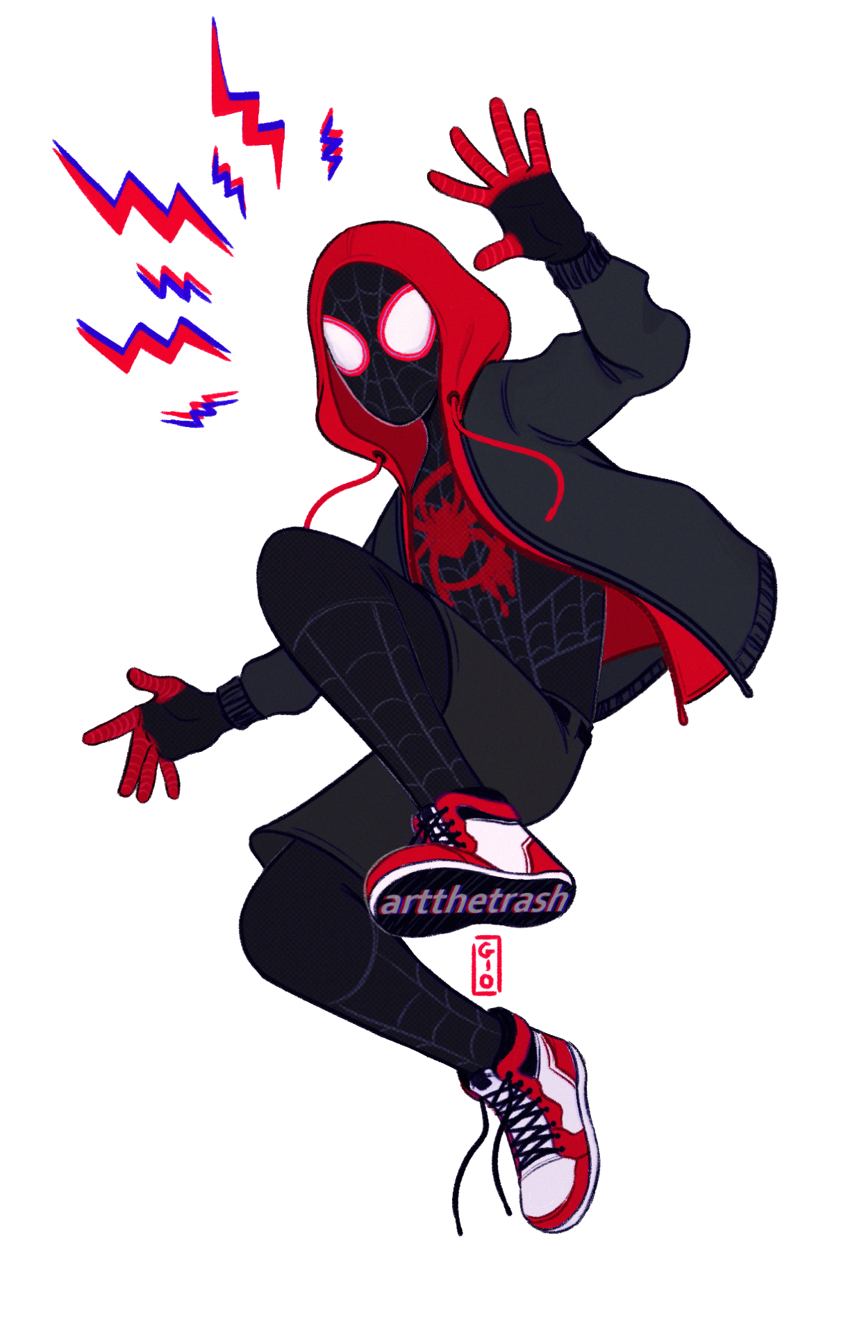 Spider-Man Into The Spider-Verse PNG Background Image