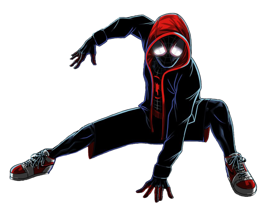 Spinne-Man in das Spinnen-Vers-PNG-transparentes Bild