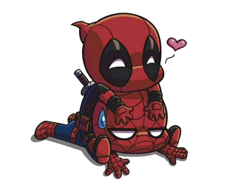 Spiderman And Deadpool PNG Pic