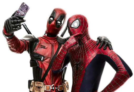 Spiderman And Deadpool Transparent Images PNG