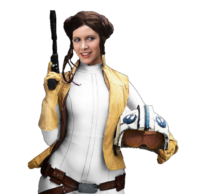 Star Wars Princess Leia PNG-Datei