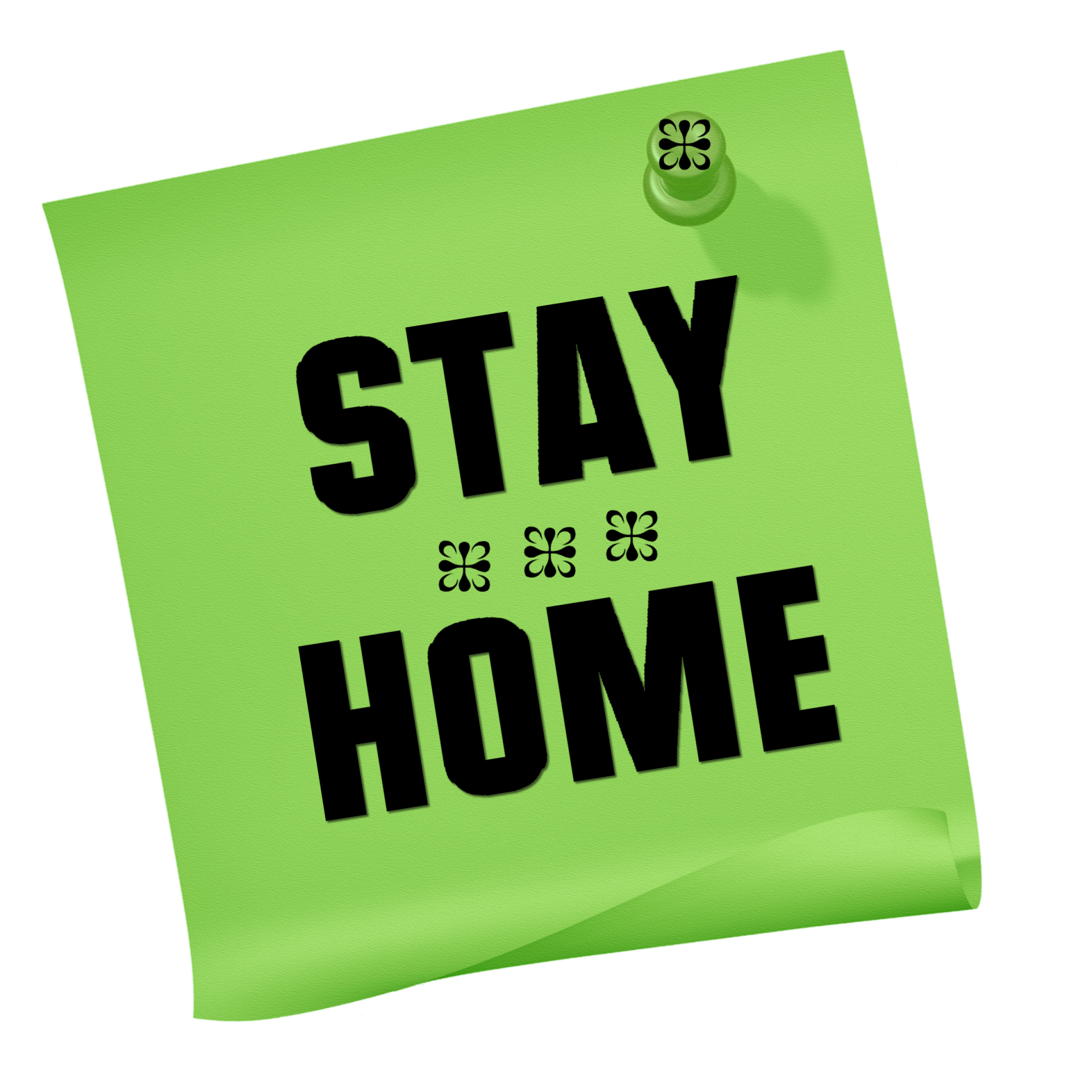 Stay Home PNG File