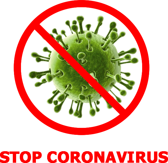 Стоп coronavirus PNG скачать бесплатно