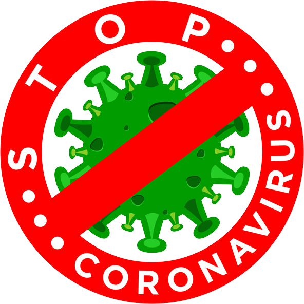 Hentikan coronavirus sign PNG unduh gratis