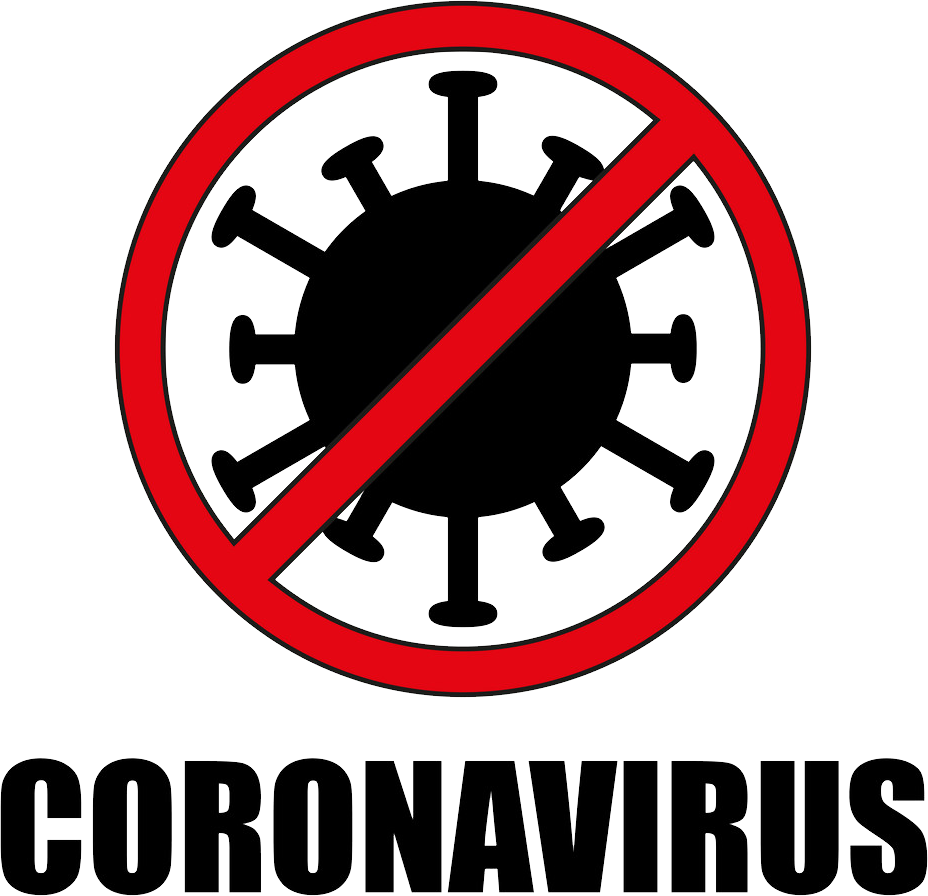 Pare o sinal de coronavírus PNG hd