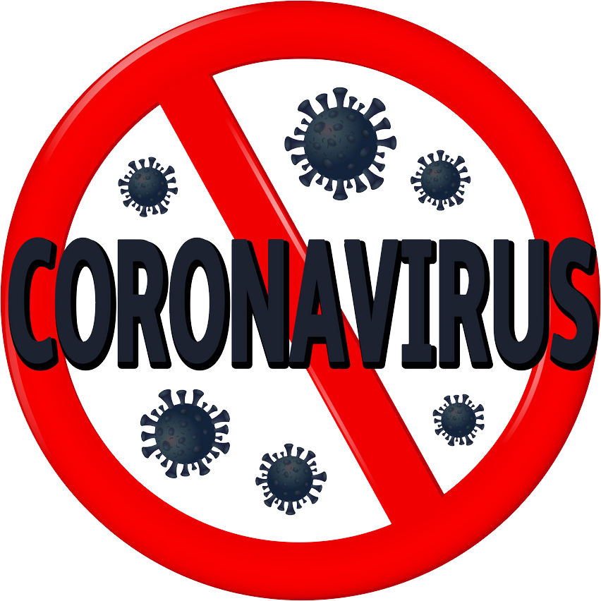 Pare o sinal de coronavírus PNG pic