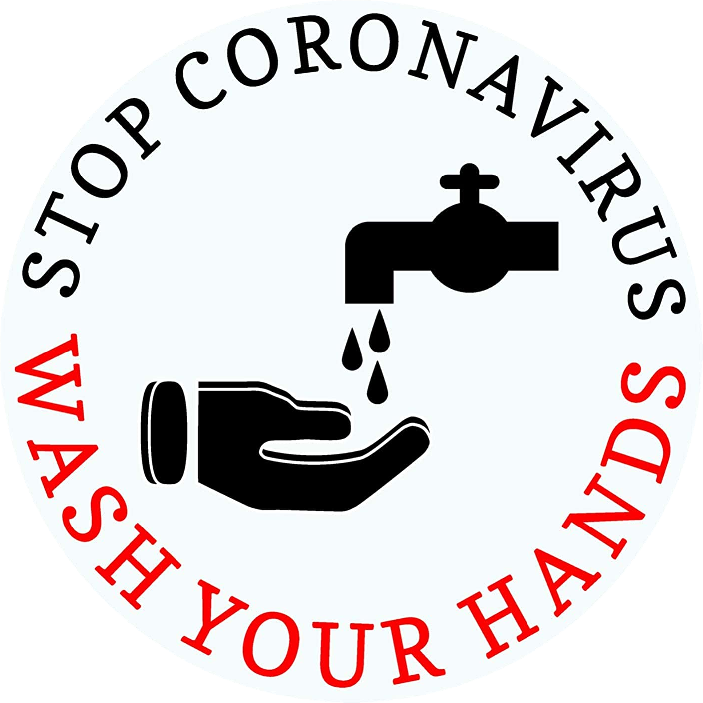 Pare o sinal de coronavírus transparente PNG