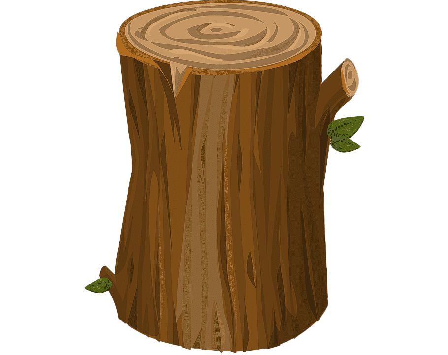 Stump Tree Trunk Transparent PNG