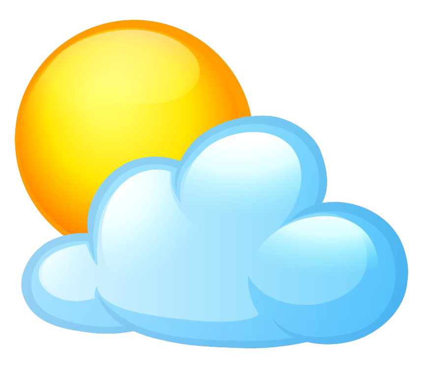 Sun And Cloud PNG Pic
