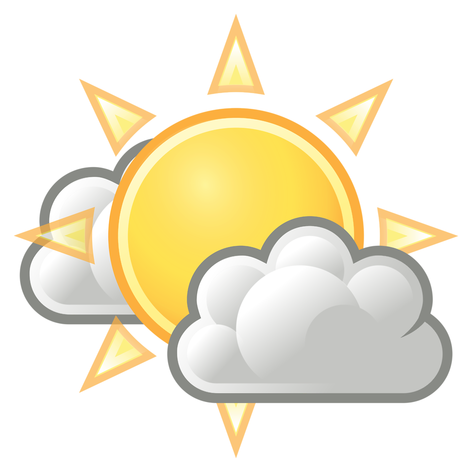 Matahari dan cloud PNG Transparan