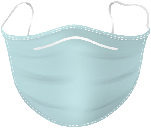 Imagem transparente de máscara cirúrgica