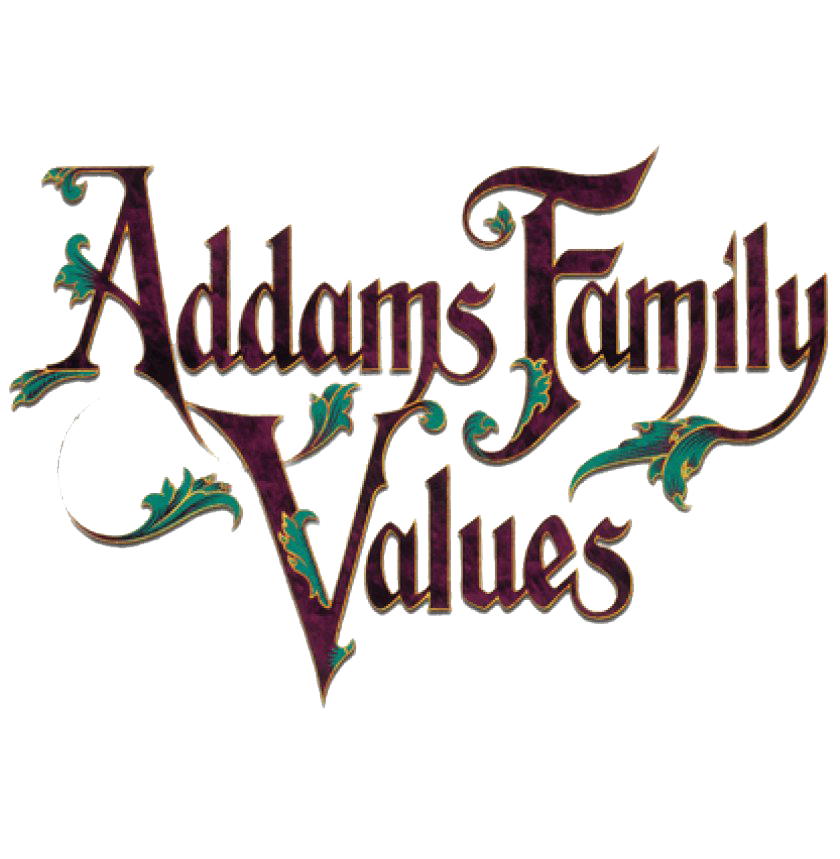 Das Addams Family Logo Transparenter Hintergrund