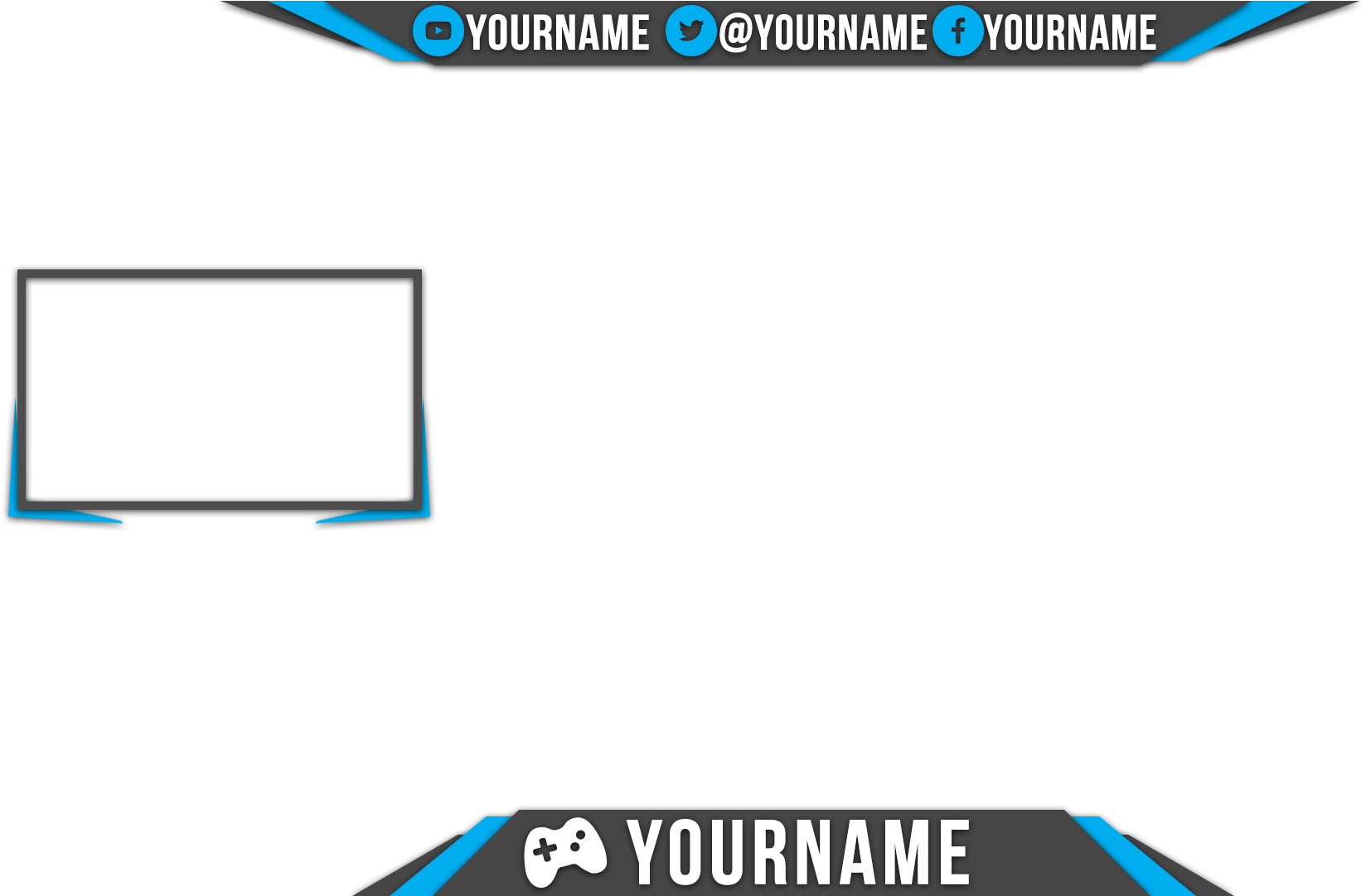 Twitch Stream Overlay PNG Photo