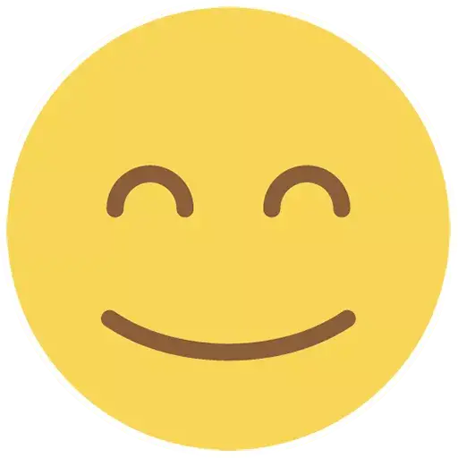 Vector flat circle emoji PNG Clipart