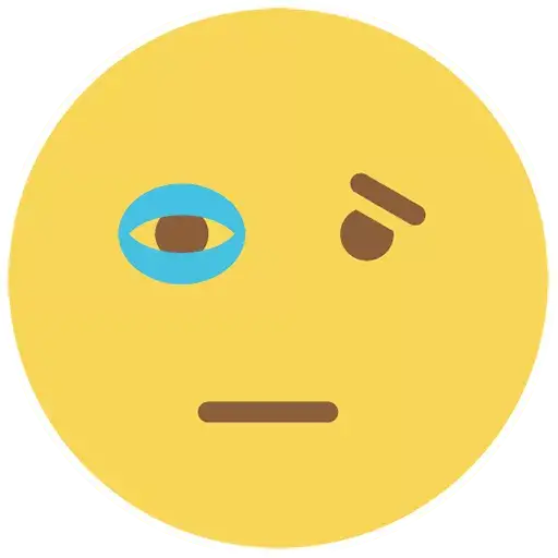 Vektor Lingkaran Datar Emoji PNG Unduh Gratis