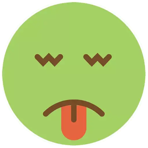 Vektor Lingkaran Datar Emoji PNG HD