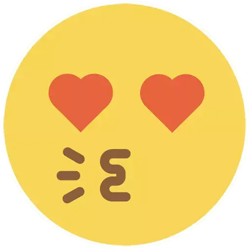 Vektor Lingkaran Datar Emoji PNG Pic