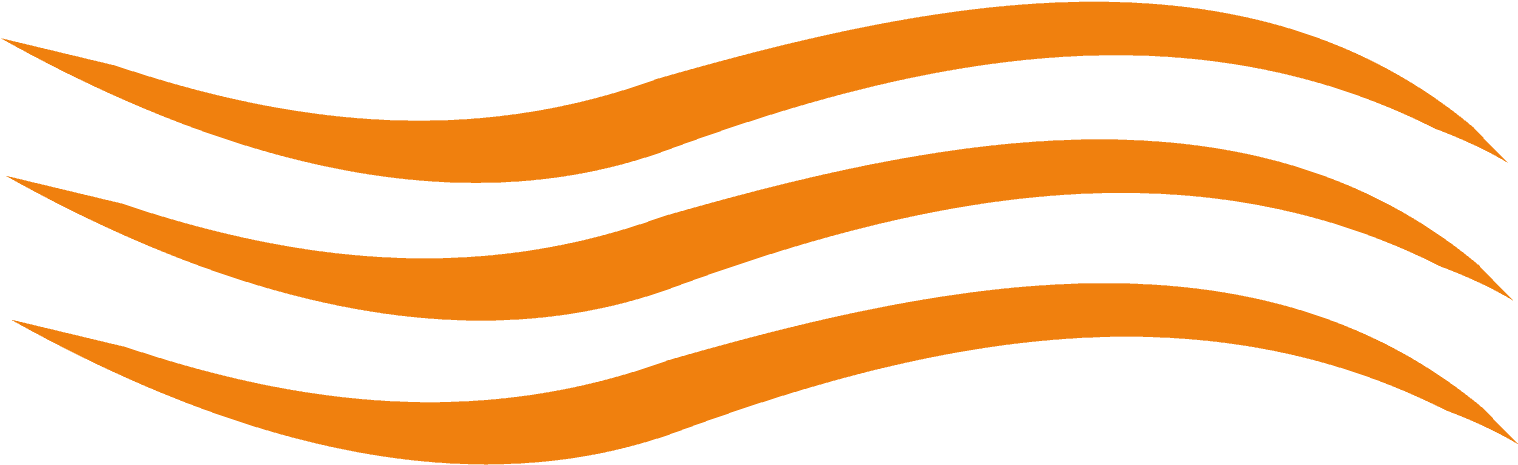 Vektor-orange Welle Transparentes PNG