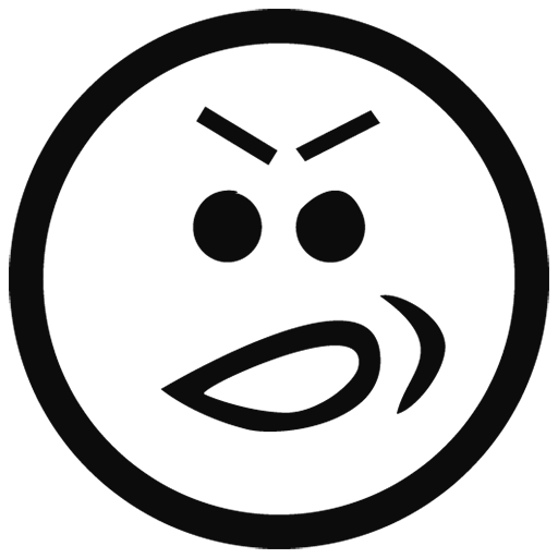 Whatsapp black outline emoji Pic