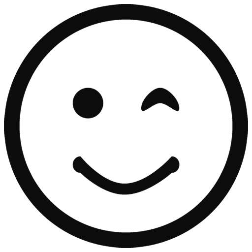 WhatsApp Black Outline Emoji PNG Transparent Image
