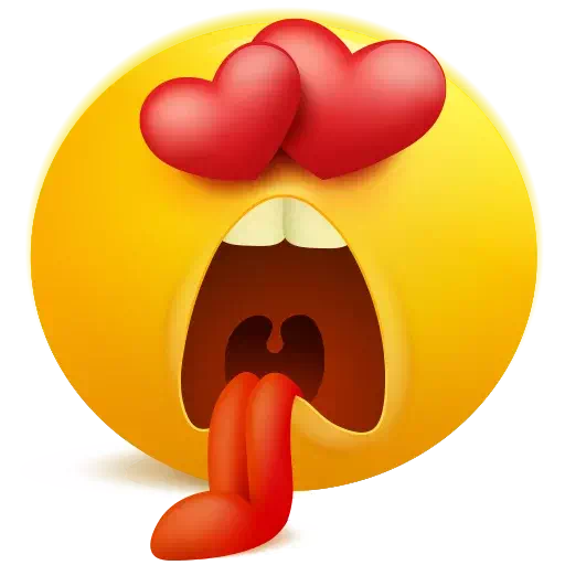 Whatsapp Heart Eyes Emoji PNG ملف