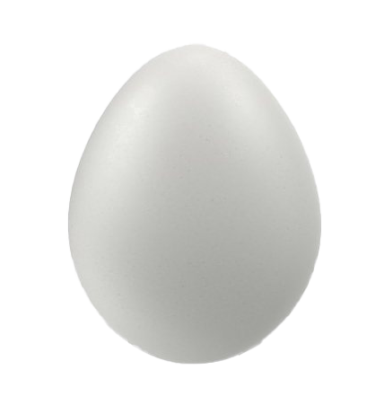 Huevo de Pascua blanco PNG transparente Image