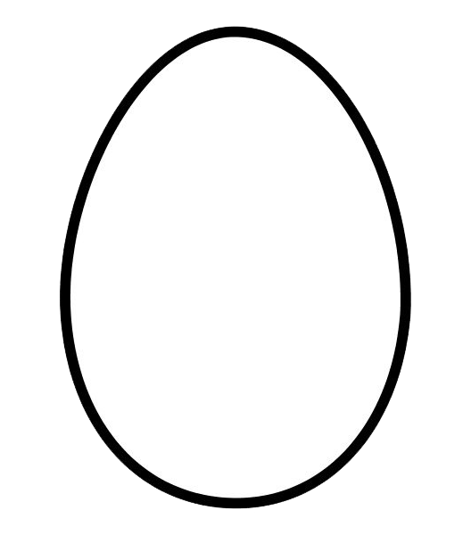 Huevo de Pascua blanco PNG transparente Picture