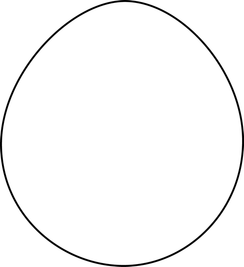 Huevo de Pascua Blanco PNG transparente