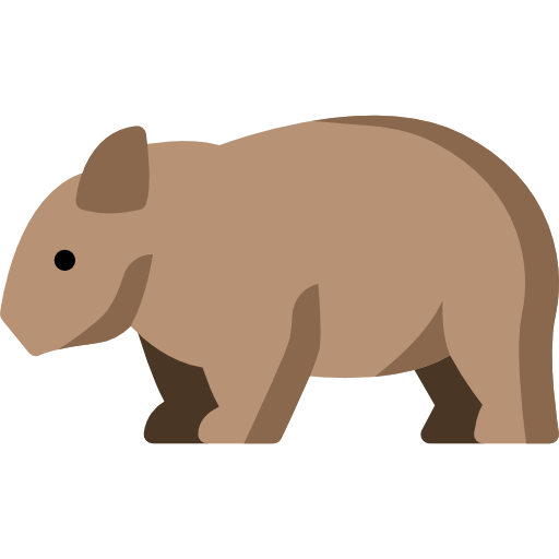 Wombat PNG-Datei