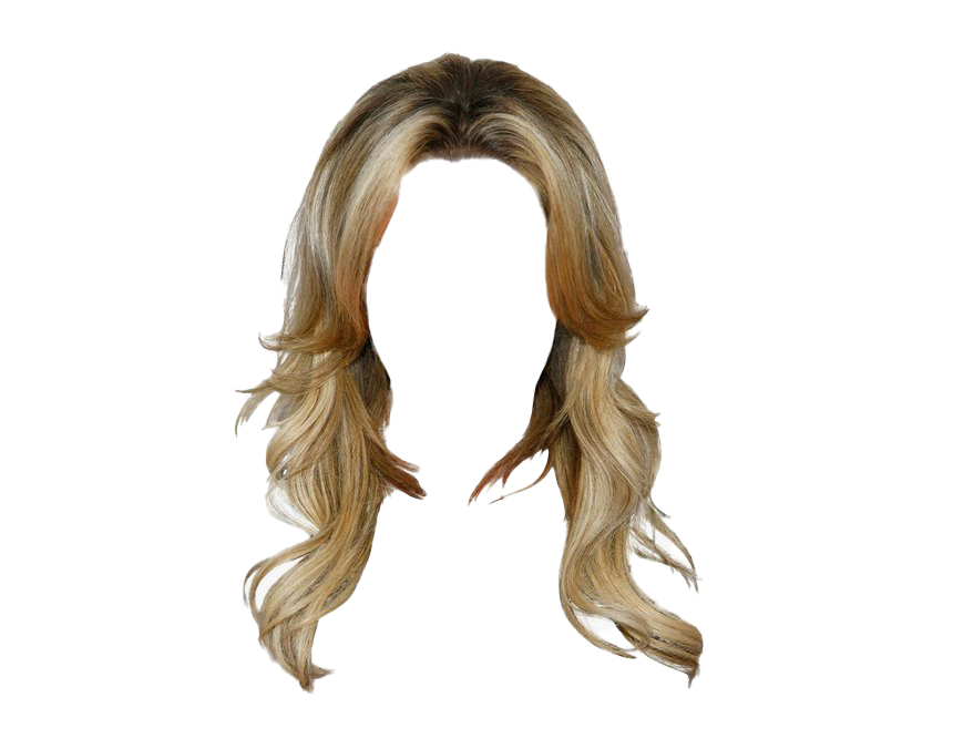 Women Blonde Hair PNG Image