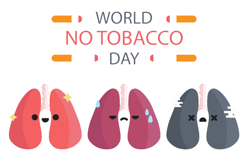 World No Tobacco Day PNG Arquivo