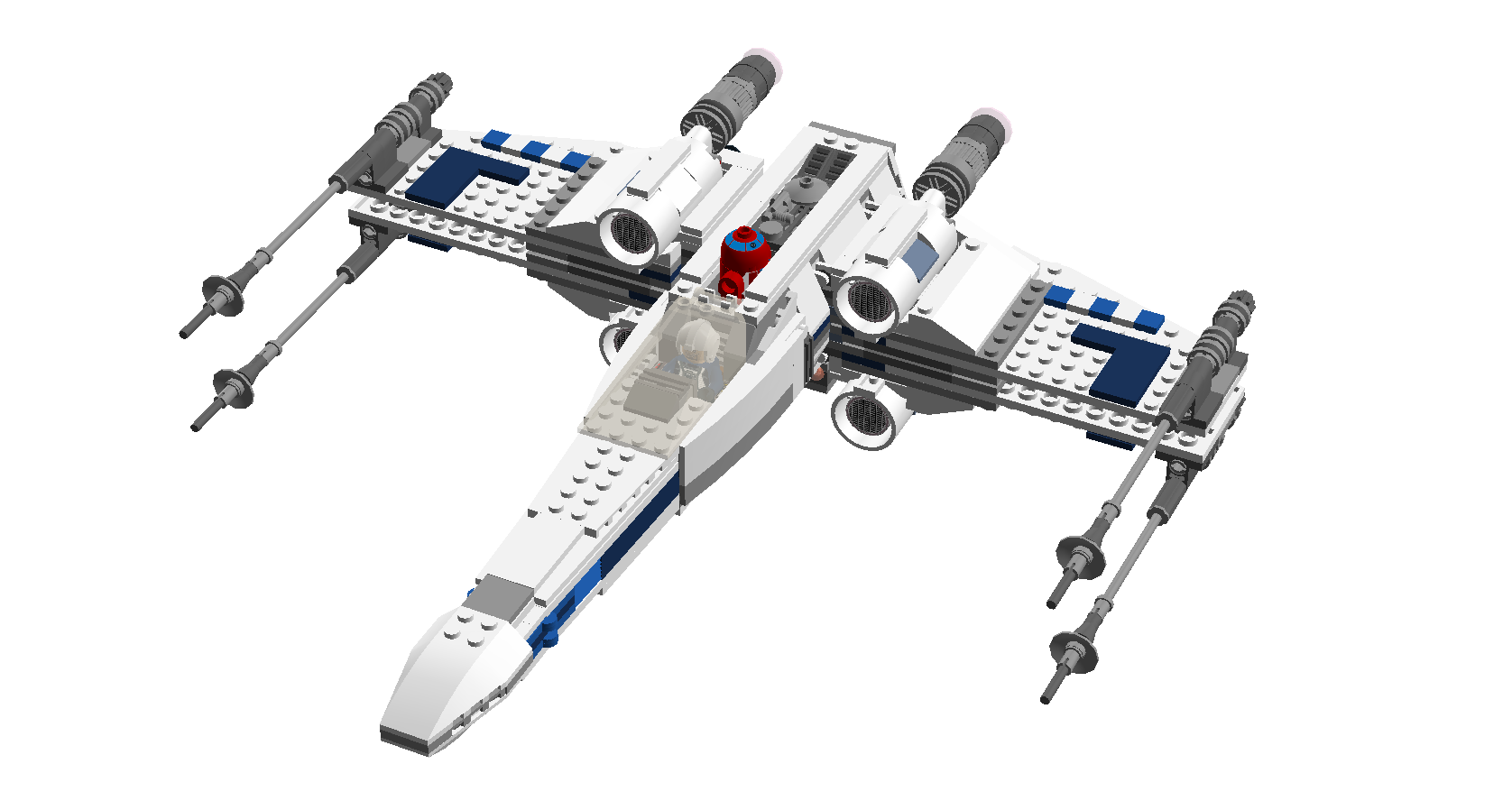X-wing starfighter PNG photo