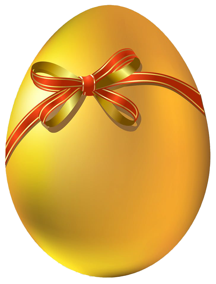 Желтое Пасхальное яйцо PNG картина