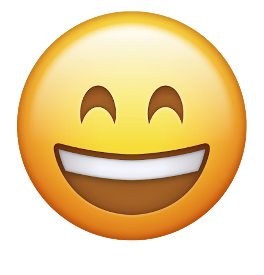 Желтый смех emoji PNG файл