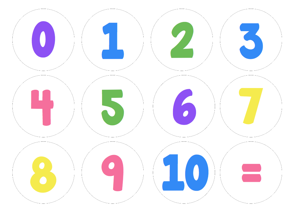 1 To 10 Number PNG Photos