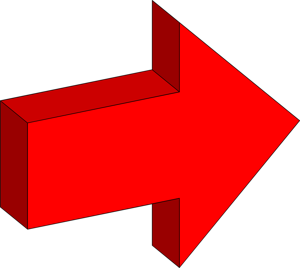 3D Arrow PNG Image