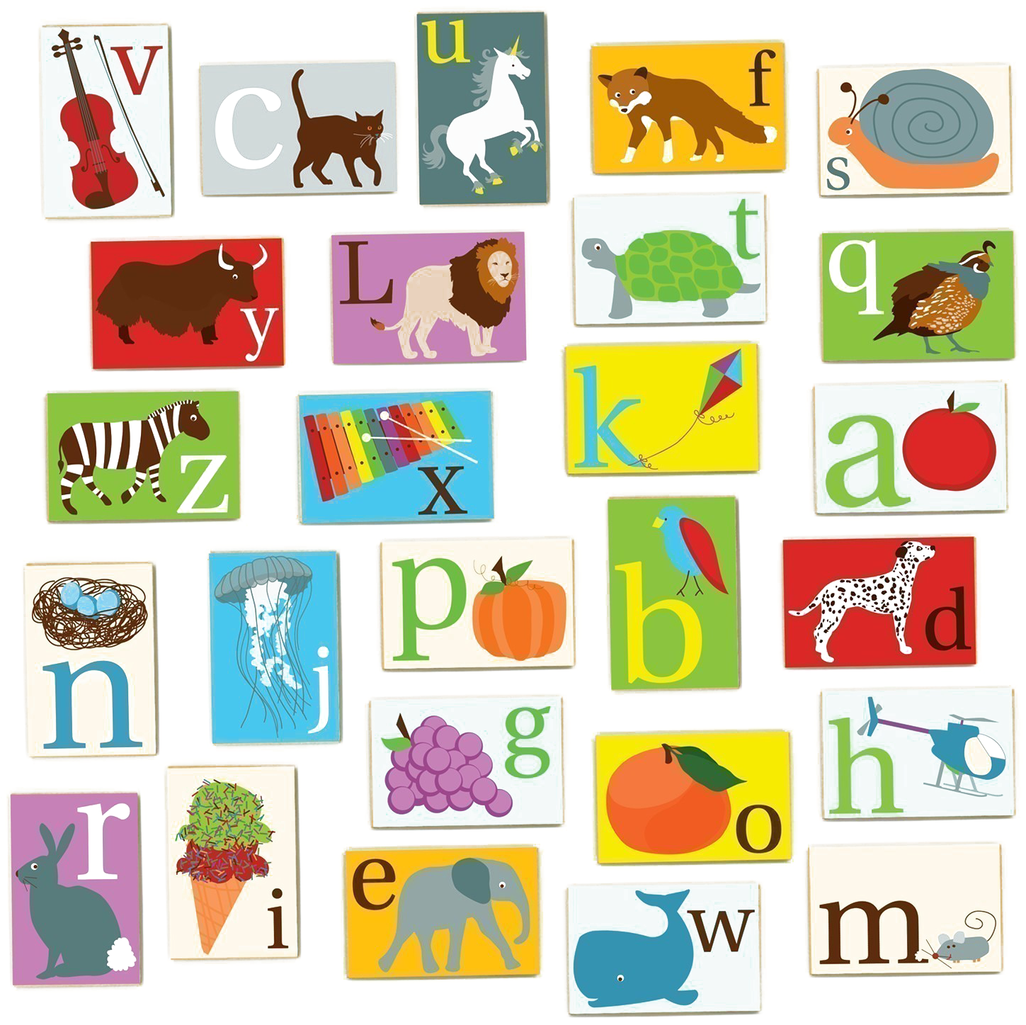 A To Z Alphabet PNG Image