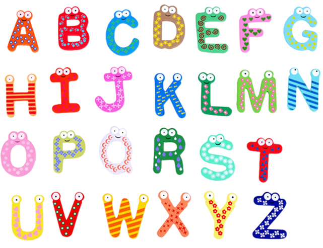 A To Z Alphabet PNG Photos