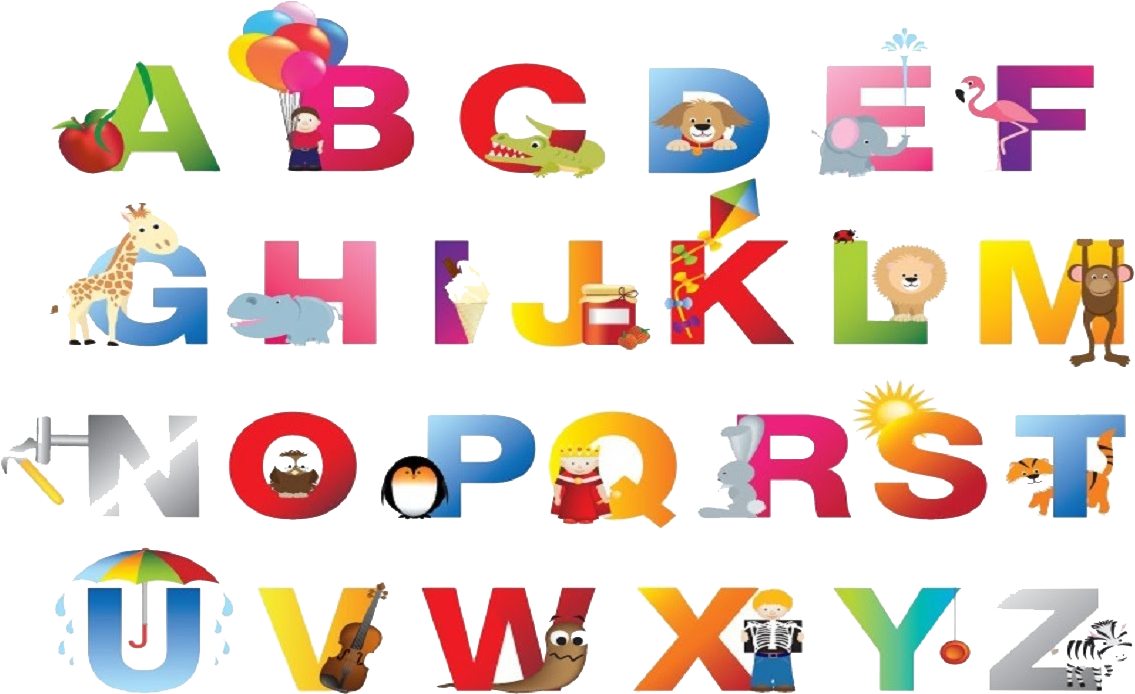 A To Z Alphabet PNG Transparent Image