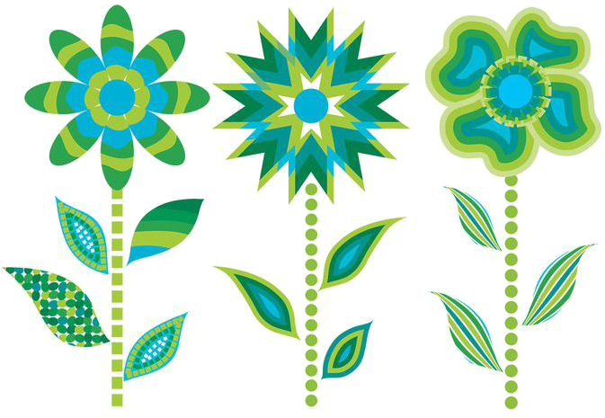 Abstract Flower PNG Clipart