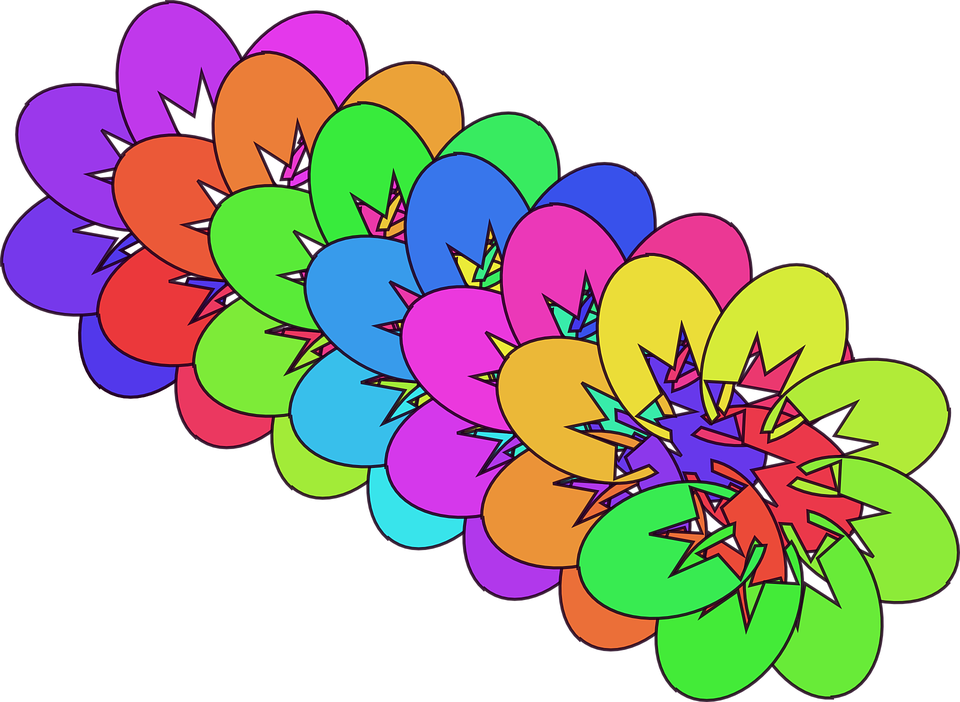 Abstract Flower PNG Photo