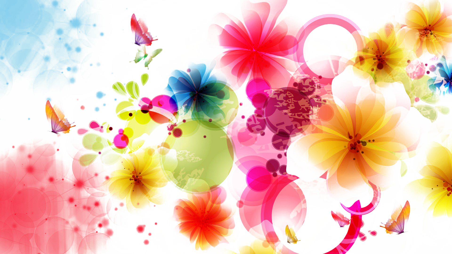 Abstract Flower Transparent Background
