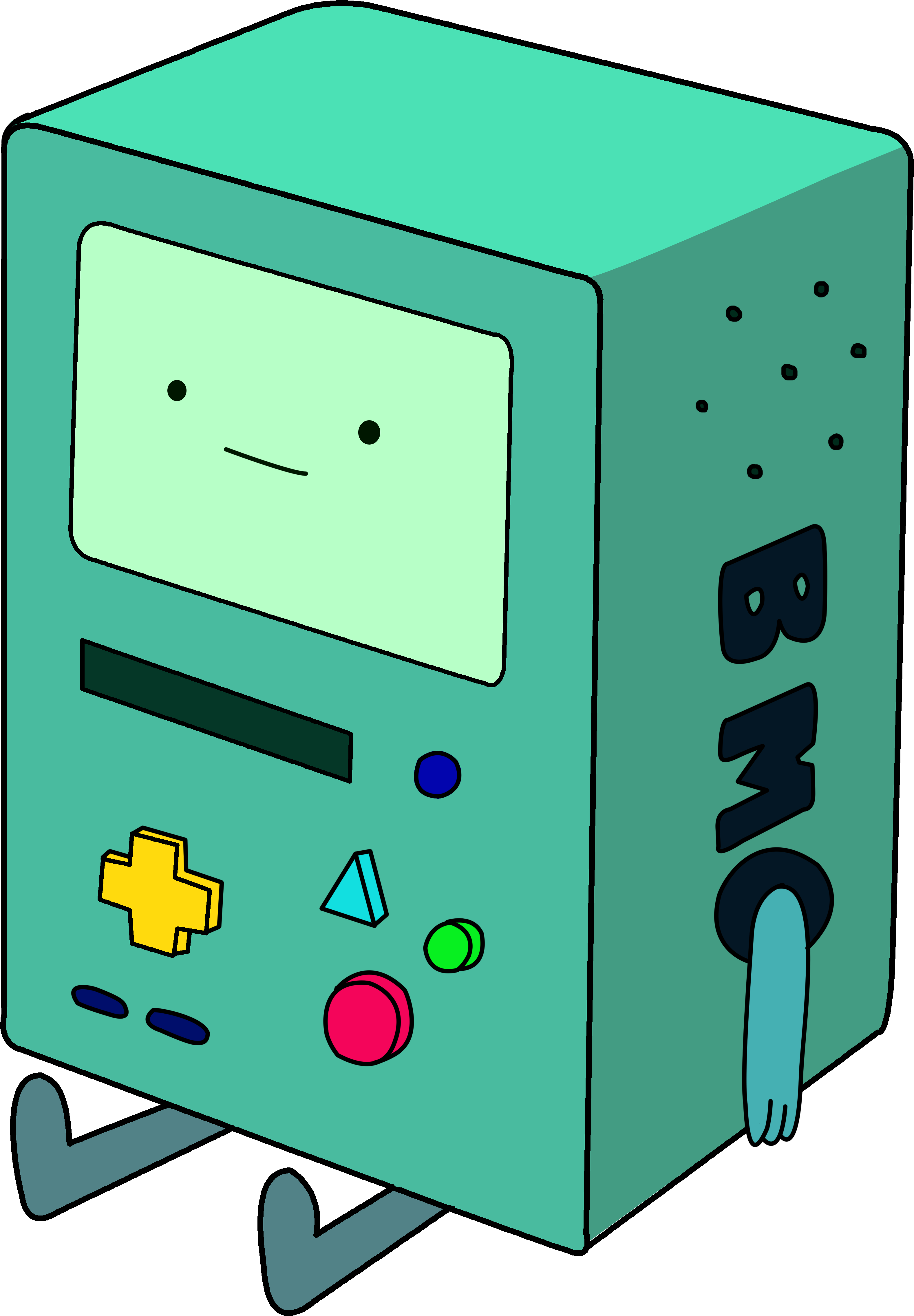 Adventure Time BMO Transparent PNG