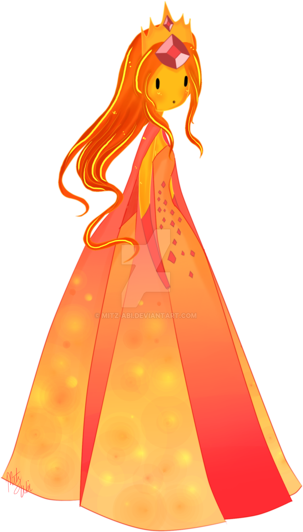 Adventure Time Flame Princess PNG Transparent Image