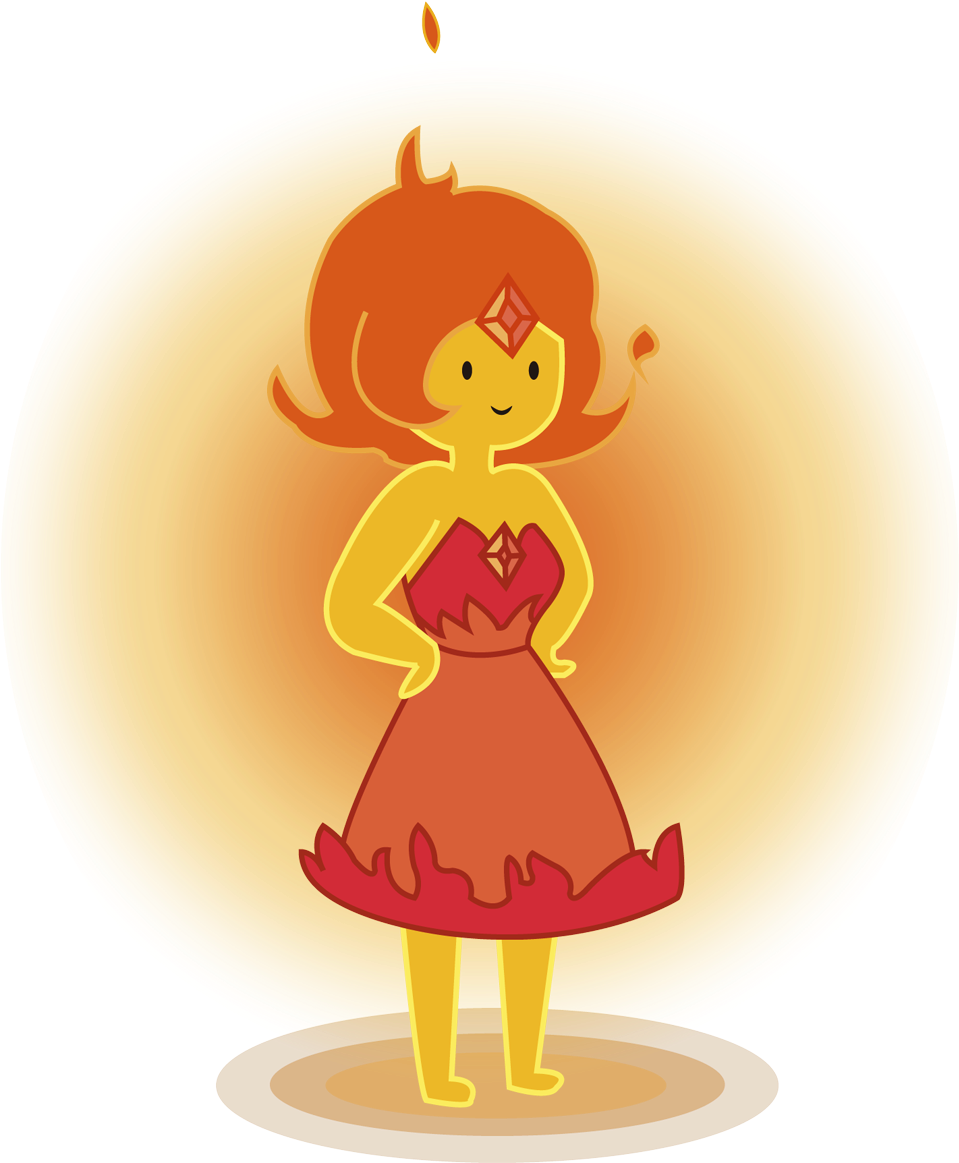 Adventure Time Flame Princess Transparent Background