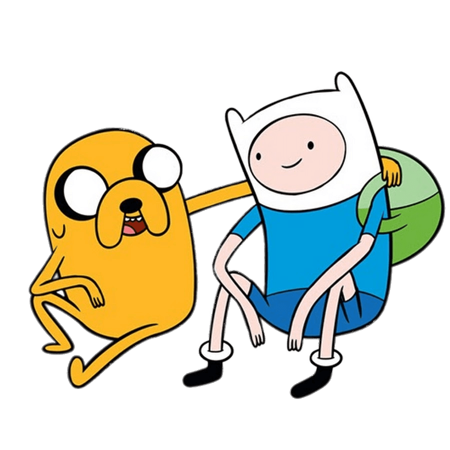 Adventure Time Jake And Finn Transparent PNG